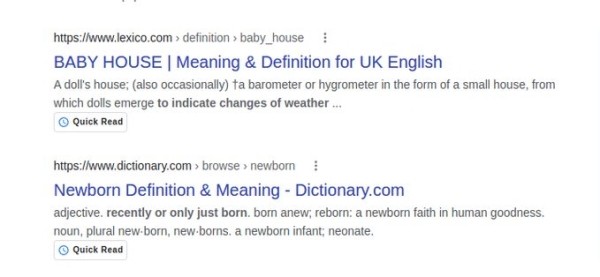 Google тестирует в выдаче пометки о времени чтения контента