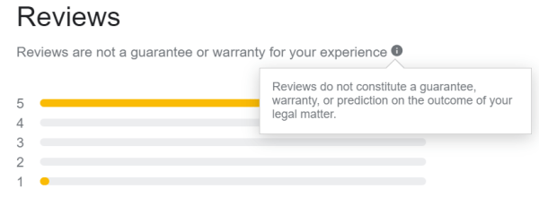 Google предупредил, что отзывы ничего не гарантируют
