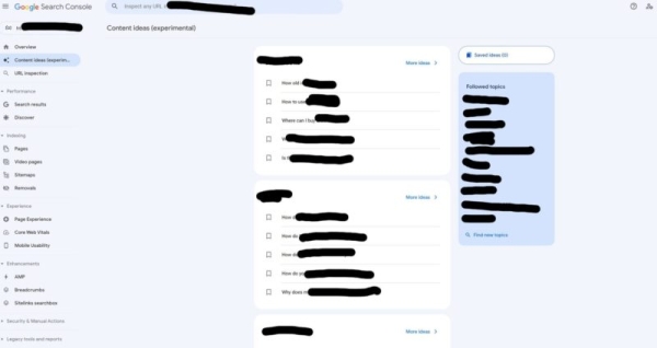 Google Search Console экспериментирует с «идеями для контента» Google Search Console экспериментирует с «идеями для контента»