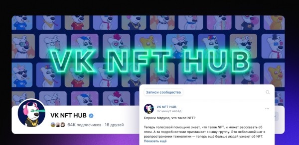 
            ВКонтакте анонсировала запуск VK NFT
        