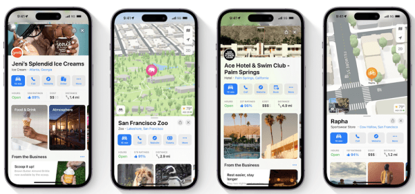 Apple запустила сервис для управления профилями компаний на Apple Maps
Apple запустила сервис для управления профилями компаний на Apple Maps