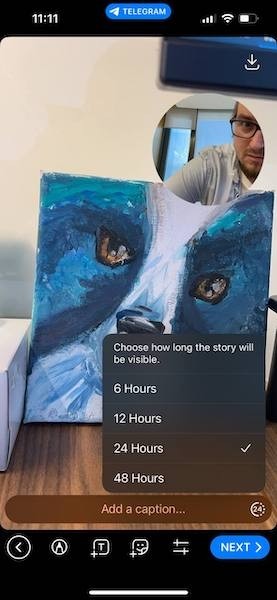 
            Telegram запустил Stories
        