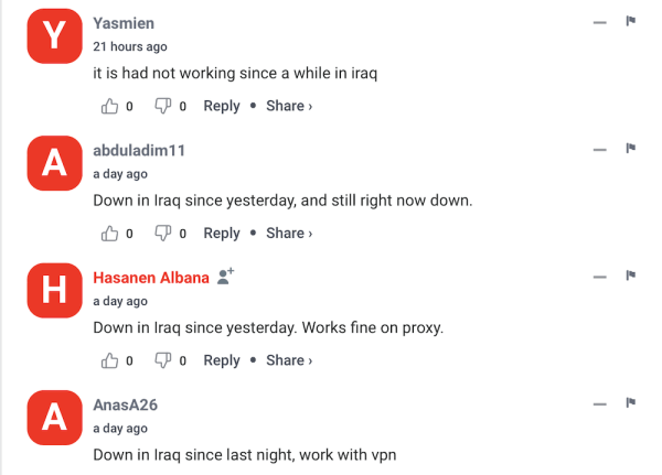 
            Telegram заблокирован на территории Ирака
        