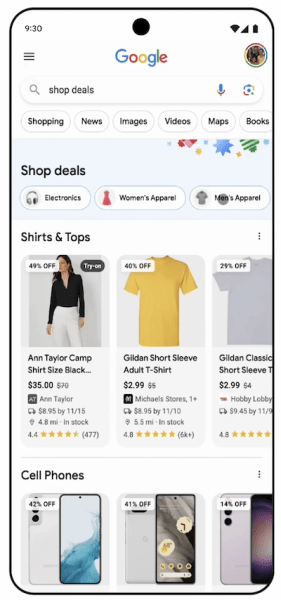 
            Google Поиск собрал все скидки и акции магазинов на одной странице
        